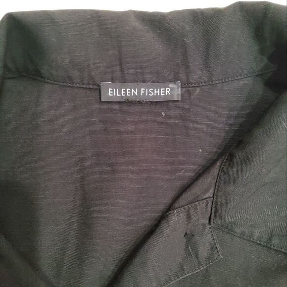 Eileen Fisher Women's Tencel/Linen Blend Cropped Cardigan Size XL - Picture 5 of 10